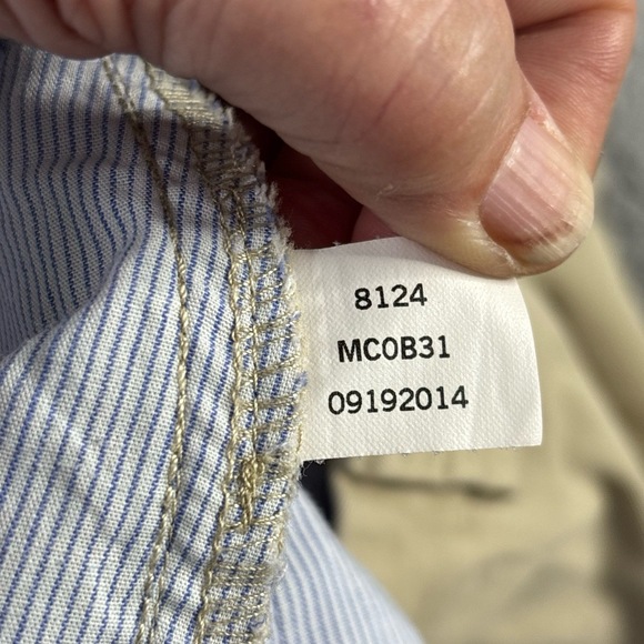 Peter Millar Golf Shorts Mens 34 Tan Chino Flat Front Pima Cotton Preppy Casual - Picture 6 of 12